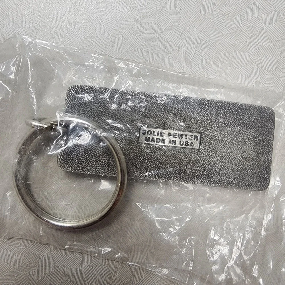 Vtg Broadway Mars Theatre Ticket Opening Night 4/19/1921 Solid Pewter Keychain